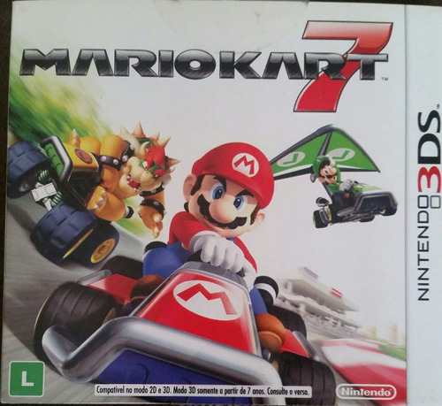 Mario Kart 7 3ds Com Luva. Usado