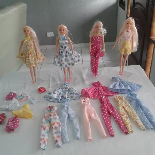 Lote Roupas Roupinhas Boneca Barbie, Comprar Moda Infantil