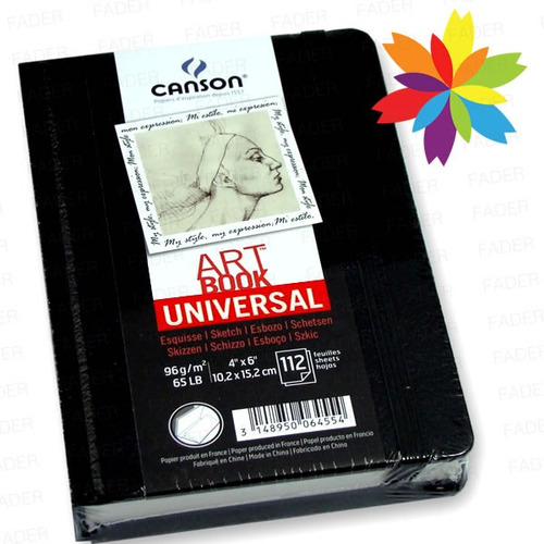 Canson Art Book Universal 10,2 X 15,2cm 112 Hojas 96 Gramos