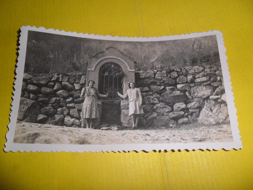 Antigua Foto Fotografia Ermita Gruta Virgen Reja