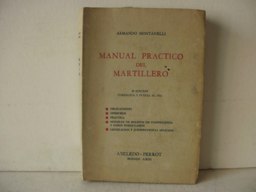 Manual Practico Del Martillero - A Montanelli 