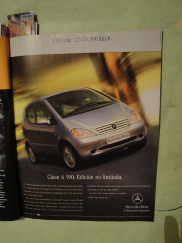 Publicidad Mercedes Benz Clase A 190 Año 2000
