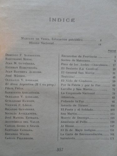 Lecturas Argentinas.1909 Para Escuelas De La República.
