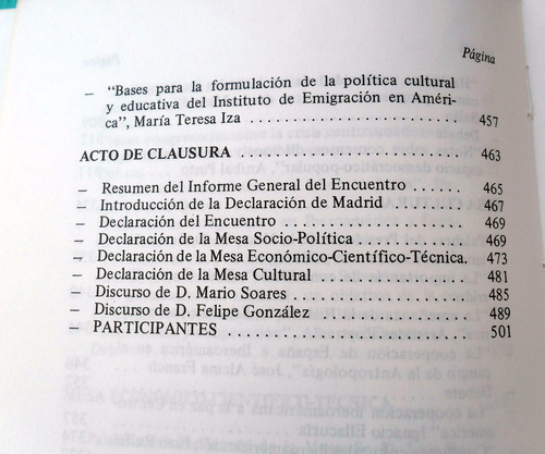 Iberoamérica. Encuentro En La Democracia - 1983