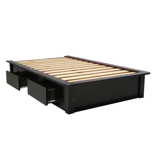 Base De Cama Individual Con 4 Cajones Armable Y Desarmable