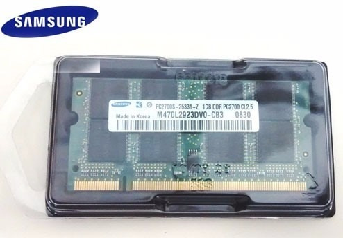 Memória Samsung Ddr 1gb 333 Pc2700 Notebook Compaq Nx6120