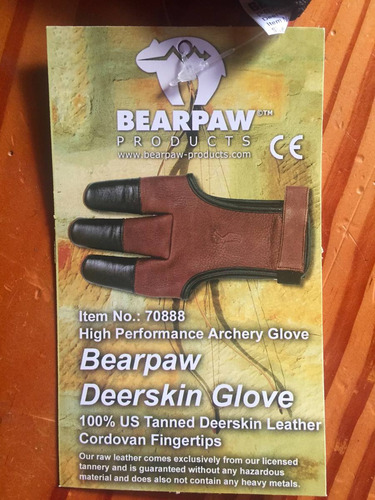 Guante Tradicional Bearpaw De Cuero Talla Xl