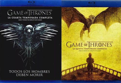 Game Of Thrones Juego Tronos Paquete Temporada 4 Y 5 Blu-ray