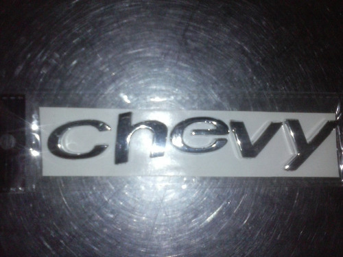 Letras Cromadas Emblema Chevrolet Chevy 2007 2008