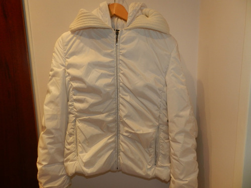 Campera C/capucha Zara Divina   Con Capucha- Blanca