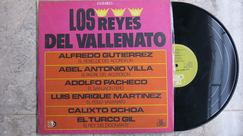 Vinyl Vinilo Lps Acetato Los Reyes Del Vallenato Gutierrez