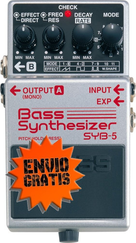 Sintetizador P/bajo Pedal Boss Syb5 Super Funk Envio Cuotas