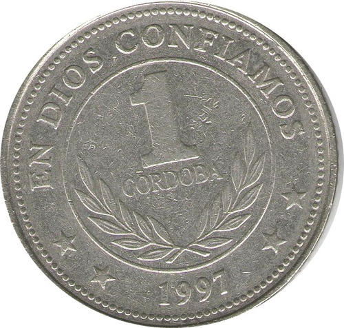 Moneda 1 Cordoba De Nicaragua Año 1997