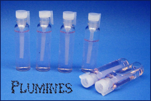 Plumines De Vidrio Muestras De Perfumes (pack X 40 Plumines)