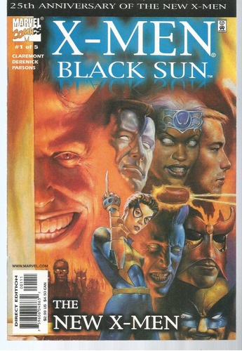 Lote X-men Black Sun 01 A 05 - Marvel - Bonellihq Cx134 J19