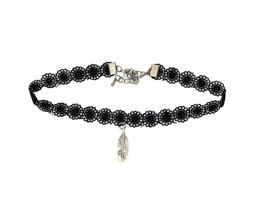 Colar Choker Folha (novo)