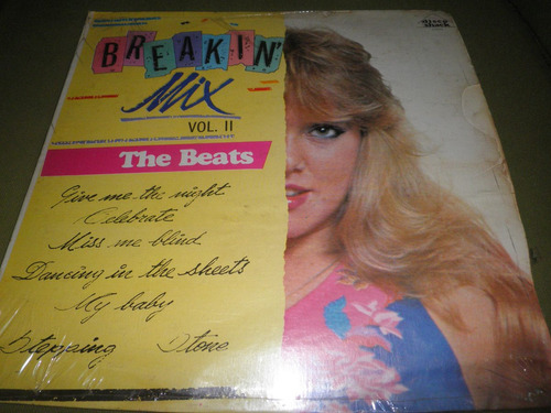 Disco En Vinyl 12'' Mezclado De Breakin' Mix Vol. 2 (80's)