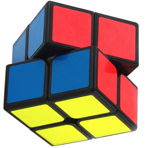 Cubo Rubik Shengshou 2x2 Aurora Base Negra J1031