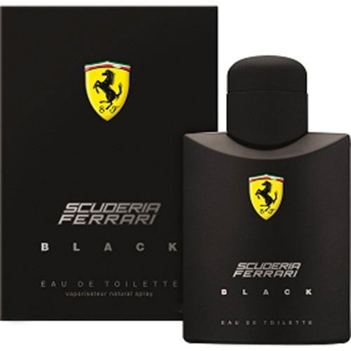 Perfume Ferrari Black 125ml Scuderia 100% Original Lacrado