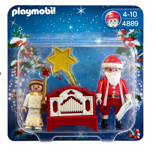 Playmobil El Pequeño Angel Con Papa Noel