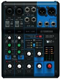 Mixer Yamaha Mg06x 6 Canales Fx