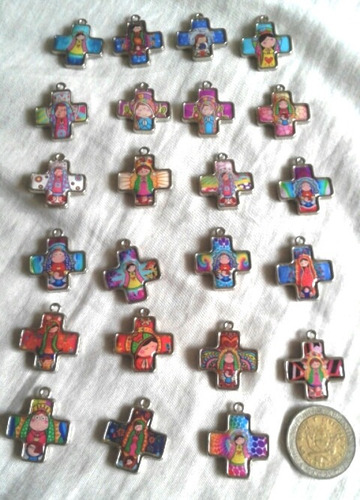Flopi Accesorios: 12 Dijes Virgencita Porfis Souvenirs $200