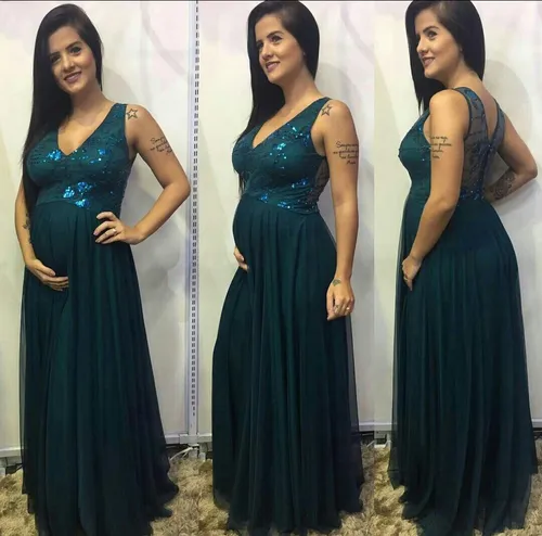 Vestido de gravida para madrinha store de casamento