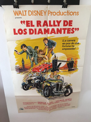 Afiche De Cine Original - El Rally De Los Diamantes