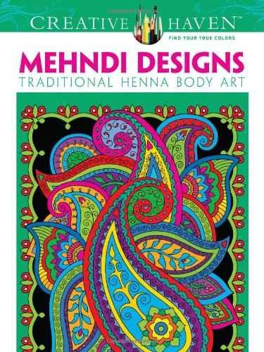 Dover Creativo Refugio Mehndi Designs Coloring Book (adulto 
