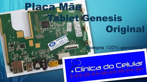 Placa Mãe Tablet Genesis Gt 7204 Dl Hd7 (retirada De Peças)