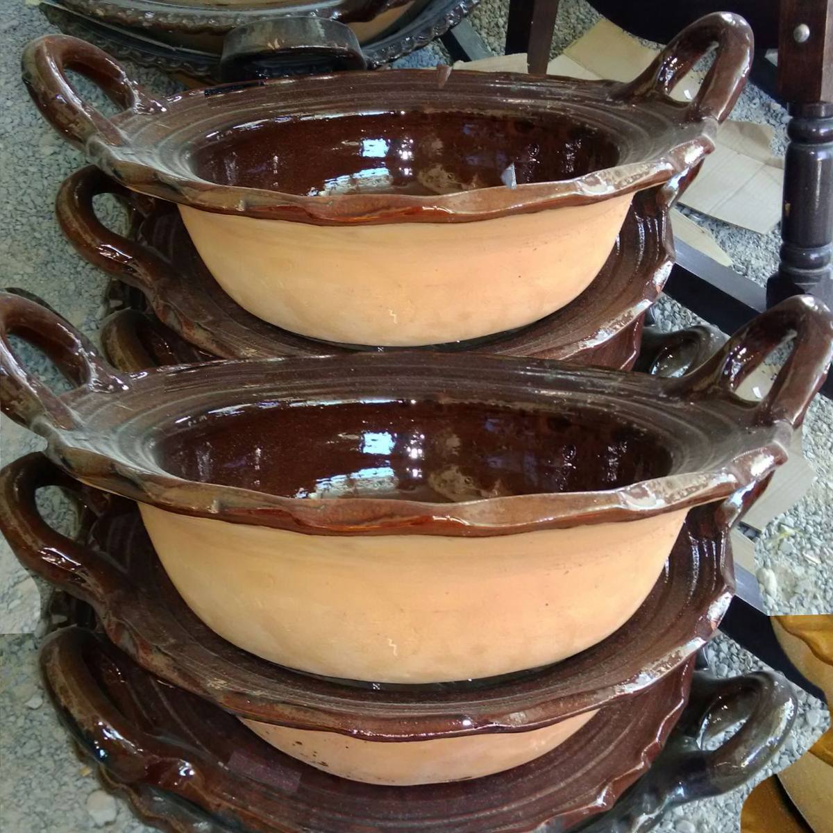 Cazuela De Barro Para Horno Cazuela De Barro Grande. 5 Kilos (sin Tapa) - $ 545.00 en Mercado Libre