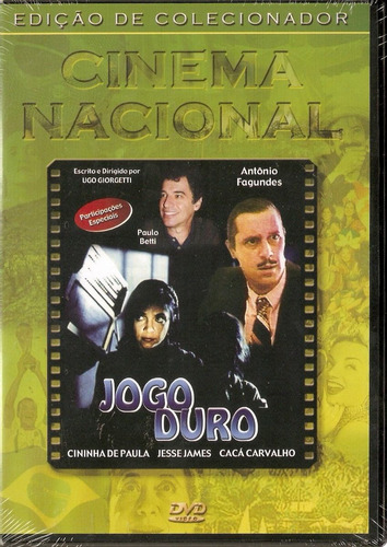 Dvd Jogo Duro - Antonio Fagundes Nacional - Novo***