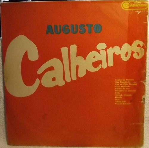 Lp / Vinil Mpb: Augusto Calheiros - Senhor Da Floresta 1966