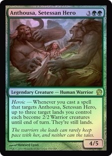 Cartas Magic: Anthousa, Setessan Hero Foil Nm !!! Mtg Bsas