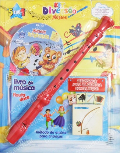 Kit Diversão Musical - Para Crianças (com Flauta)