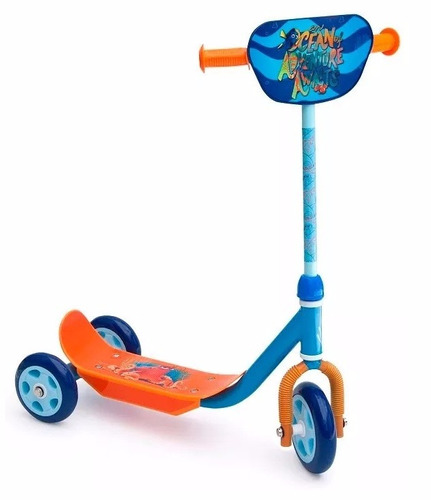 Patineta Scooter Finding Dory 3 Ruedas Azul