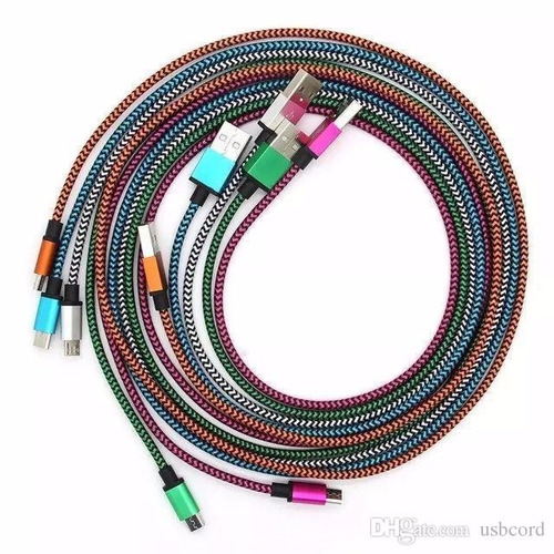Cable Metalizado Usb 1 Metro Samsung