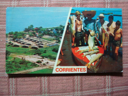 Postal Corrientes Paso De La Patria. Pescadores.