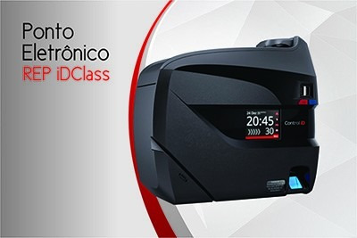 Relógio Ponto Control Id Id Class Bio C/ Software Secullum 4