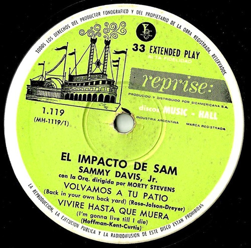 Sammy Davis Jr.       El Impacto De Sam         Simple Doble