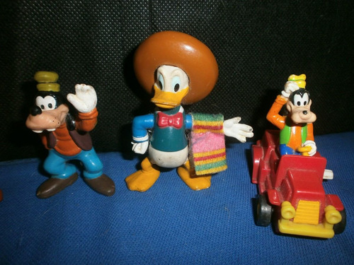 Lote De 8 Muñecos Disney De Mc Donalds Mickey Mouse '90 (Usado)