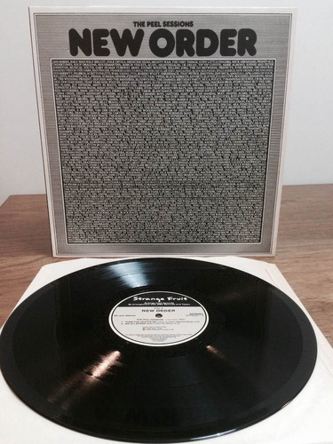 New Order - Peel Sessions Lp Single Imp 1ª Prens Uk Textura