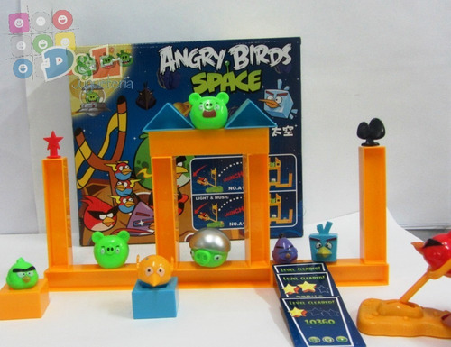 Angry Birds Space Gran Juego Catapulta Luz Sonido Mira Video Mercado Libre - roblox angry birds space