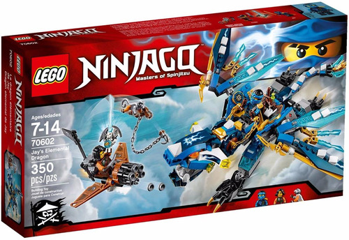 Lego 70602 Ninjago Dragão Elemental Do Jay Original