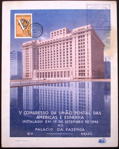A9304  Brasil Folhinha Nº 11 Oficial Cbs Comem. União Postal