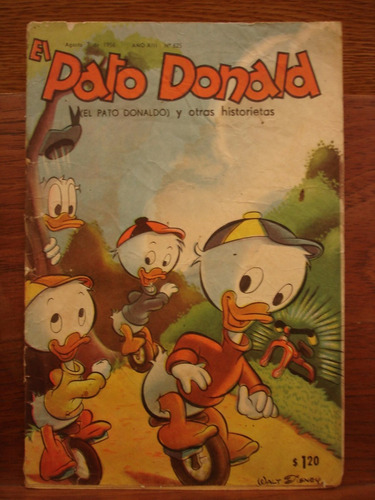 El Pato Donald 1956 N° 625 Historieta