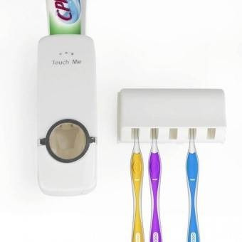 Dispensador De Pasta Dental Con Organizador De Cepilos!!!