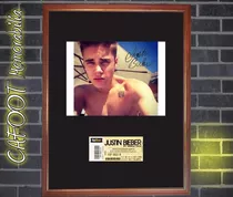 Comprar Justin Bieber Foto Firmada Y Entrada Recital Argentina 2011