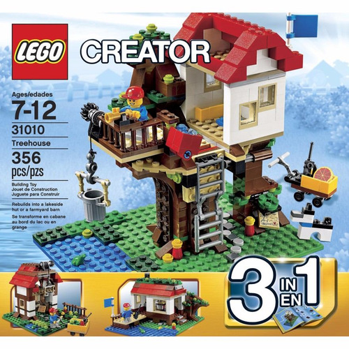 Lego A Casa Na Árvore 3 Em 1 Creator - 31010  Pronta Entrega