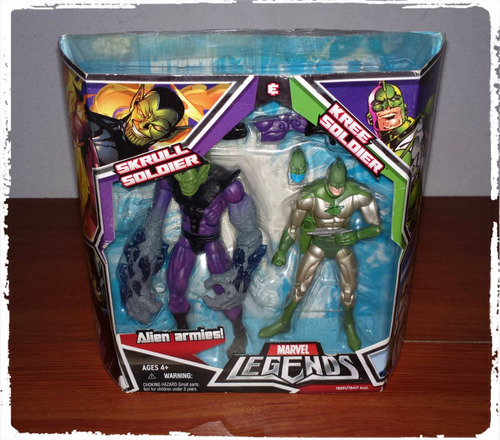 Marvel Legends  Packs Series 2 Skrull Soldier - Kree Soldier